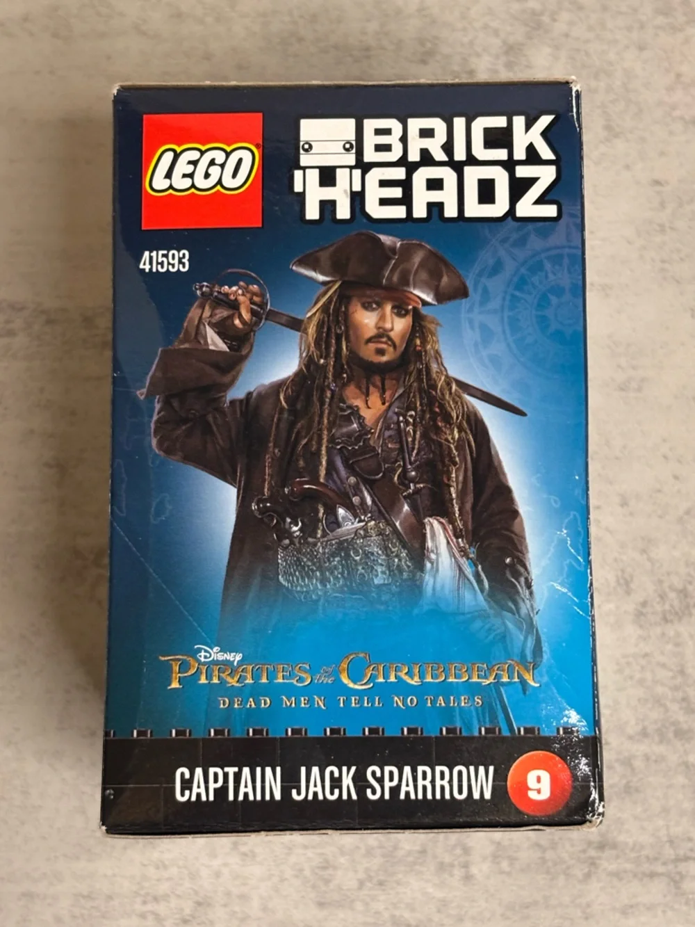 Lego BrickHeadz Disney Captain Jack Sparrow Set (#41593) - Picture 4 of 7